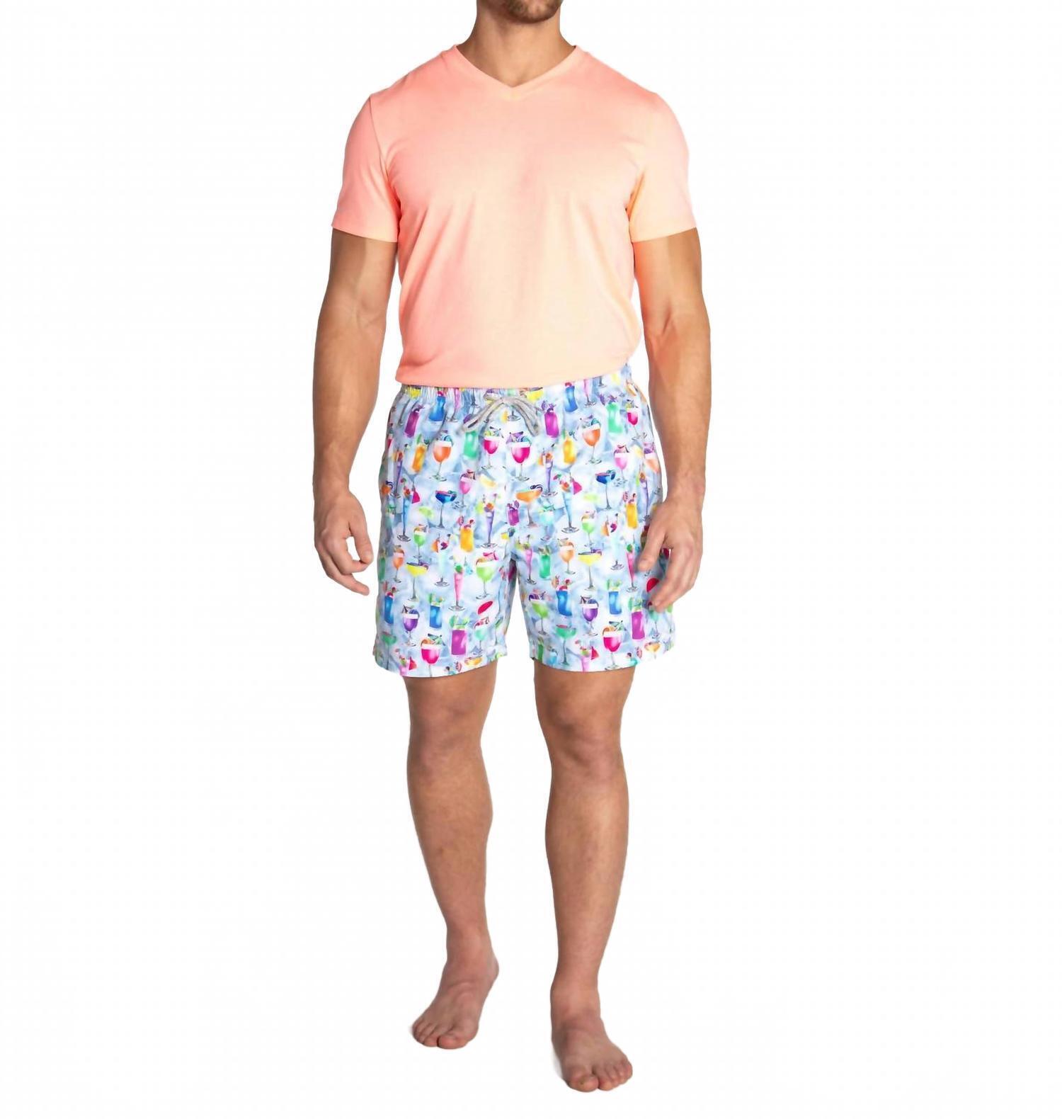 New Michaels Swimwear Mens Swim Trunks In Tropical Treats